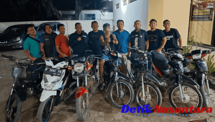 Polres Situbondo Bekuk Pencuri Motor, 7 Unit Kendaraan Bermotor Diamankan