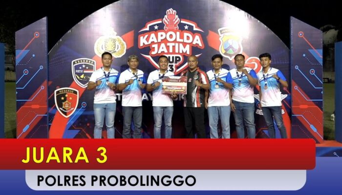 Polres Probolinggo Raih Juara 3 Kejuaraan Bulatangkis Kapolda Jatim Cup 2025