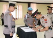 Pesan Kapolres Sumenep Saat Pimpin Sertijab Kapolsek Lenteng
