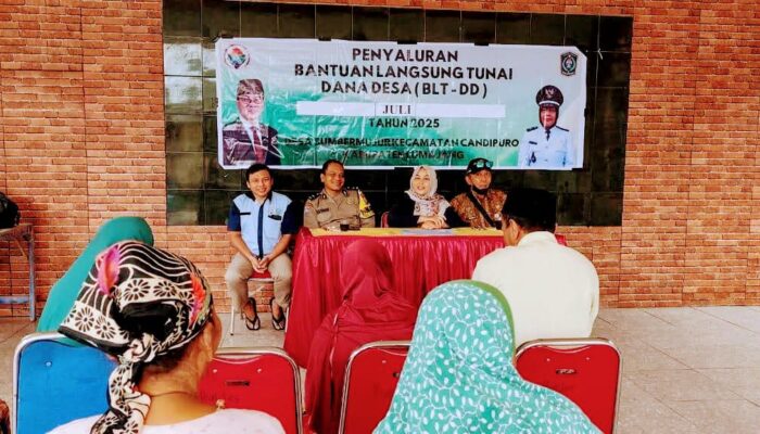 Desa Sumbermujur Lumajang Cairkan BLT DD Periode Juli 2025