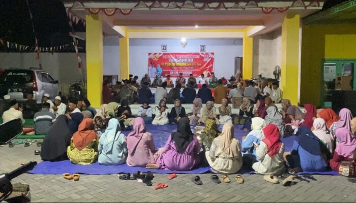 Meriahkan Hari Kemerdekaan ke-80 RI, Kades Gending dan Warga Gelar Doa Bersama