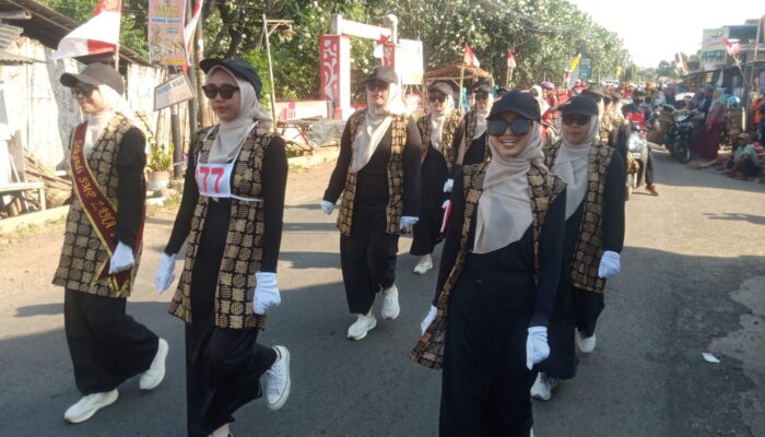 Melihat Semangat Membara Guru SMP ZAHA Genggong Tampil Berparas Cantik di HUT ke-80 RI