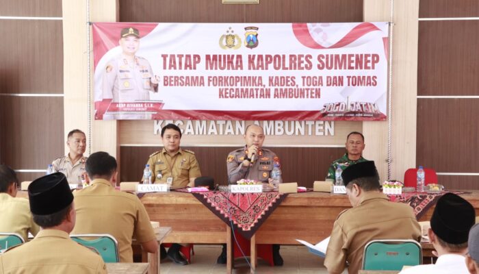 Polres Sumenep Jalin Sinergi bersama Tokoh Agama dan Tokoh Masyarakat di Kecamatan Ambunten