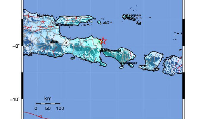 Gempa 5,7 SR di Banyuwangi Dirasakan hingga Denpasar Bali dan Nusa Tenggara Barat