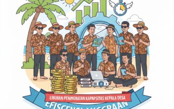 Peningkatan Kapasitas, para Kades di Kecamatan Krejengan Liburan ke Makasar Selama 4 Hari
