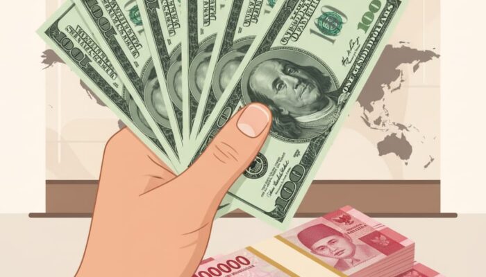 Rupiah Melemah jadi 16 590 Dolar AS pada Senin 13 Oktobet 2025