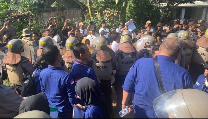 Kecewa dengan Putusan Batas, Eksekusi Lahan di Pakuniran Probolinggo Diwarnai Perlawanan