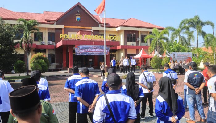 Polres Probolinggo dan Serikat Pekerja Buruh Apel Akbar Kebangsaan, Berikut Tujuannya