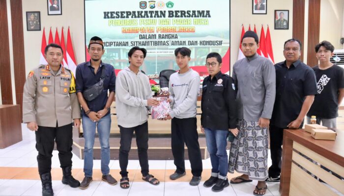 Kapolres Probolinggo Gandeng Perguruan Pencak Silat Wujudkan Kamtibmas Kondusif
