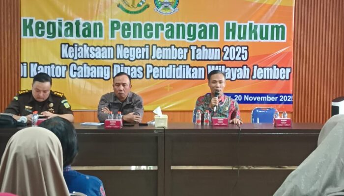 Resmi! Sebelum Akhir 2025, Sekolah Wajib Punya TPPK Sah! Ini Pesan Tegas Kejaksaan dan Kasi Cabdin Jember