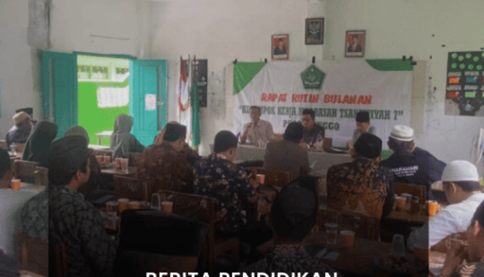 Perkuat Sinergi, KKM 7 MTs Probolinggo Gelar Rapat Rutin Bahas Peningkatan Mutu Pendidikan