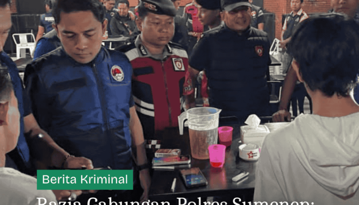 Razia Gabungan Polres Sumenep: Dua Pengunjung Hiburan Malam Positif Narkoba