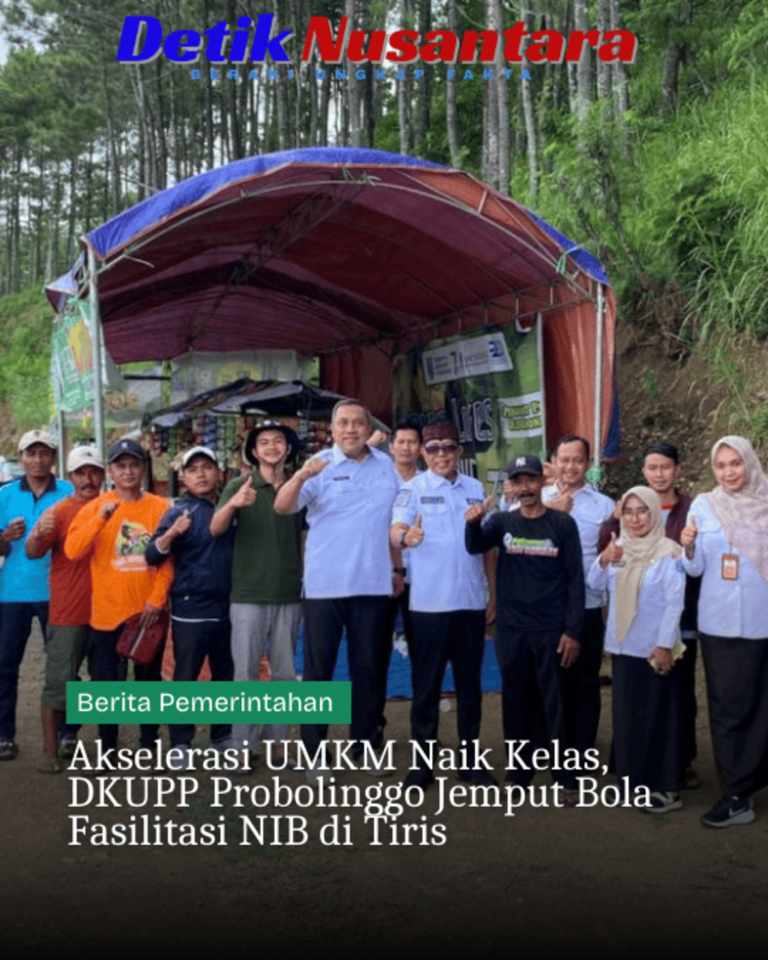 Akselerasi UMKM Naik Kelas, DKUPP Probolinggo Jemput Bola Fasilitasi NIB di Tiris