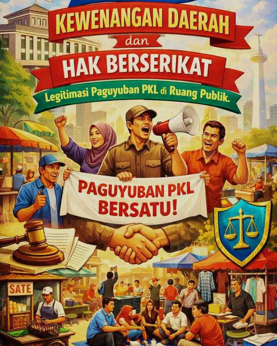 Di Antara Kewenangan Daerah dan Hak Berserikat: Legitimasi Paguyuban PKL di Ruang Publik