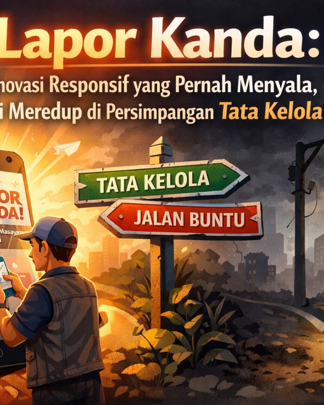 Lapor Kanda: Inovasi Responsif yang Pernah Menyala, Kini Meredup di Persimpangan Tata Kelola