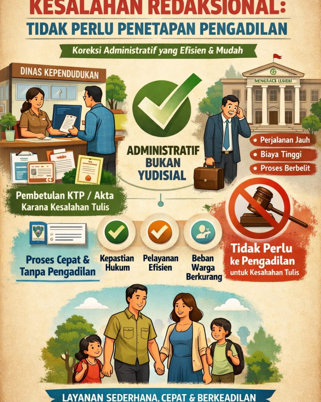 Pembetulan Bukan Perubahan: Kekeliruan Redaksional Identitas dan Salah Kaprah Penetapan Pengadilan