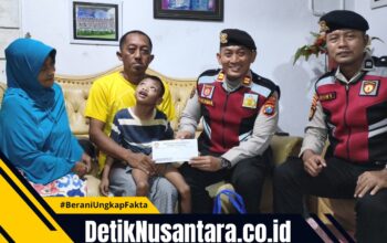 HUT Sabhara ke-74, Sat Samapta Polres Situbondo Sambangi Anak Cerebral Palsy lewat Program PASSABER