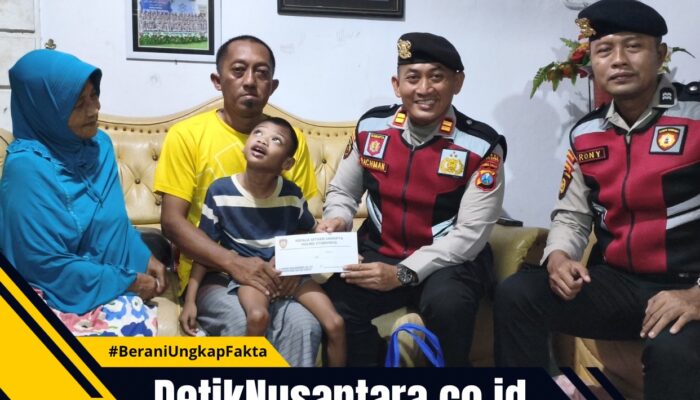 HUT Sabhara ke-74, Sat Samapta Polres Situbondo Sambangi Anak Cerebral Palsy lewat Program PASSABER