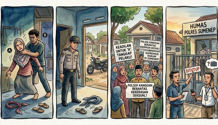 Polsek Kangean Dinilai Lamban Tangkap Pelaku Rudapaksa di Desa Gelaman Sumenep