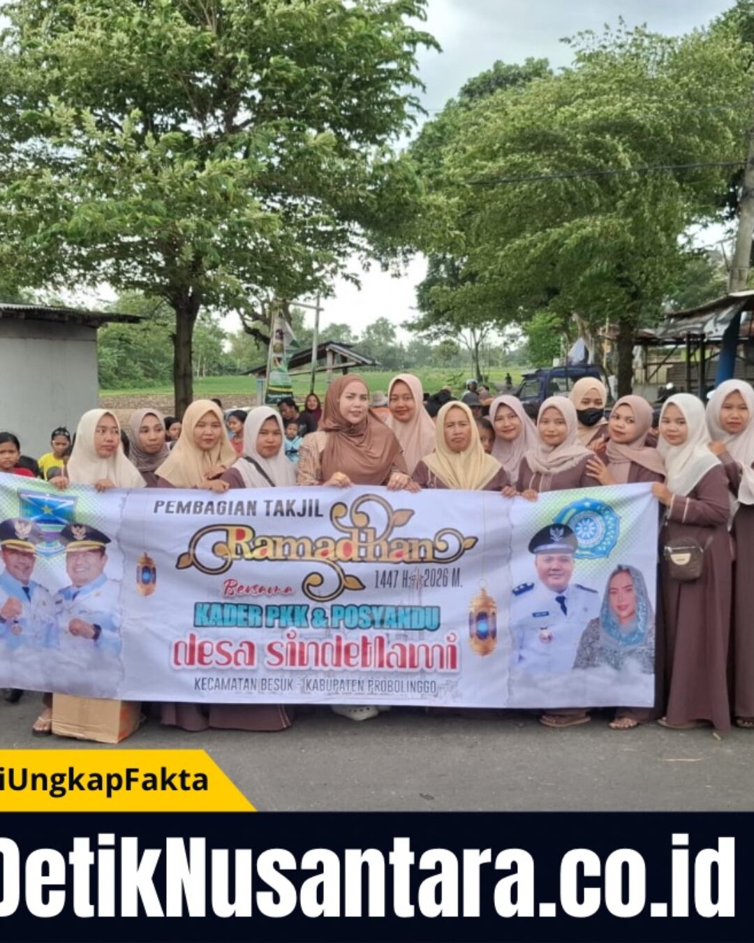 Aksi Sosial Ramadhan: Pemdes Sindetlami Probolinggo Bagikan 1.000 Paket Takjil Gratis