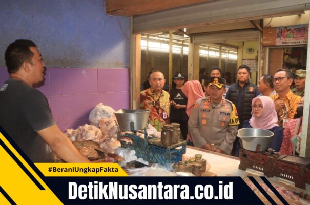 Kapolres Probolinggo Pantau Harga Bahan Pangan di Pasar Semampir Jelang Idulfitri 1447 H