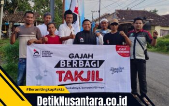 PSI Probolinggo Gelar Aksi Sosial, Bagikan Ratusan Takjil Gratis di Talkandang
