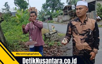 Pasang Puluhan PJU Secara Swadaya, H. Toha Terangi Desa Pandansari Lumajang