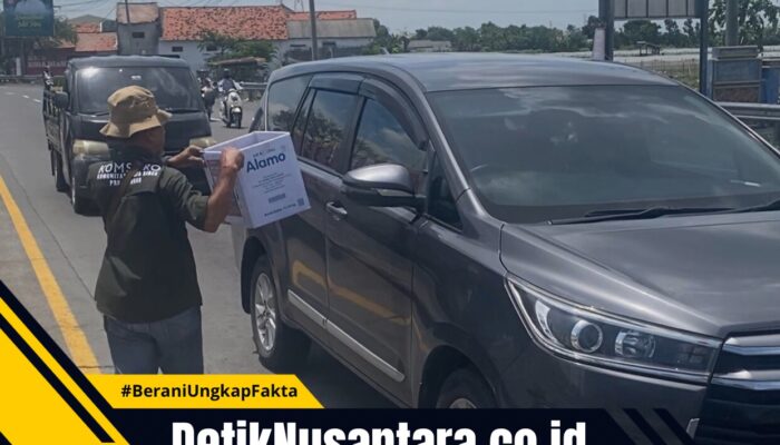 Aksi Sosial di Exit Tol Leces: Wartawan dan Aktivis Probolinggo Bantu Sopir Truk Asal Jember