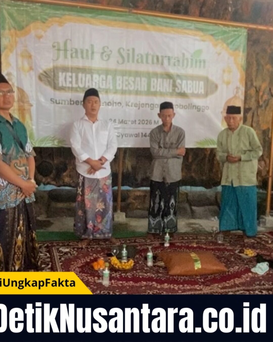 Jaga Silaturahmi, Keluarga Besar Bani Sabua Probolinggo Gelar Halal Bihalal ke-24