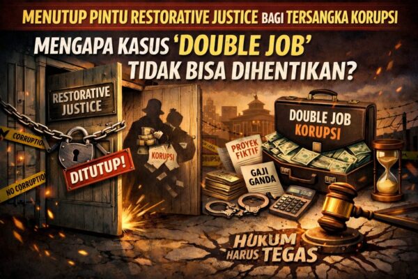 Menutup Pintu Restorative Justice bagi Tersangka Korupsi: Mengapa Kasus ‘Double Job’ Tidak Bisa Dihentikan?