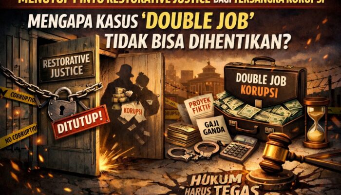 Menutup Pintu Restorative Justice bagi Tersangka Korupsi: Mengapa Kasus ‘Double Job’ Tidak Bisa Dihentikan?