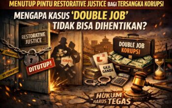 Menutup Pintu Restorative Justice bagi Tersangka Korupsi: Mengapa Kasus ‘Double Job’ Tidak Bisa Dihentikan?