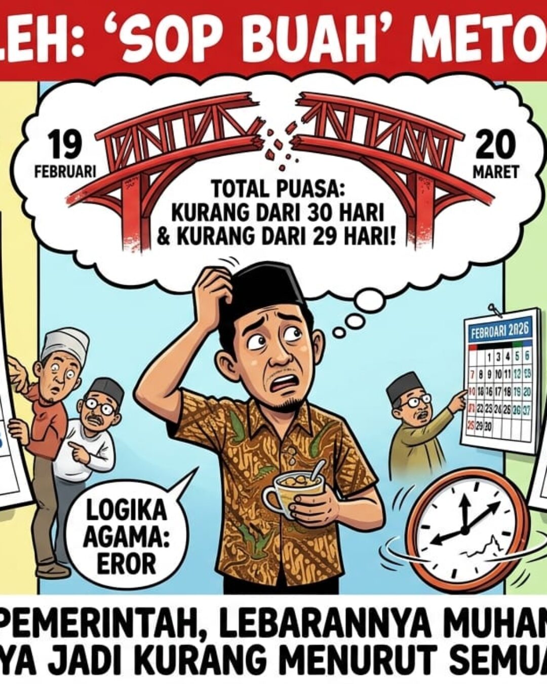 Logika Kalender Hijriah: Bahaya di Balik Sikap Tidak Konsisten Memilih Awal dan Akhir Ramadan