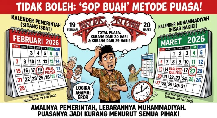 Logika Kalender Hijriah: Bahaya di Balik Sikap Tidak Konsisten Memilih Awal dan Akhir Ramadan