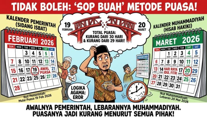 Logika Kalender Hijriah: Bahaya di Balik Sikap Tidak Konsisten Memilih Awal dan Akhir Ramadan