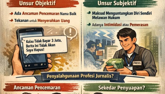 Dilema Delik Pengancaman: Bedah Unsur Pasal 483 KUHP dalam Transaksi ‘Take Down’ Berita oleh Oknum Jurnalis