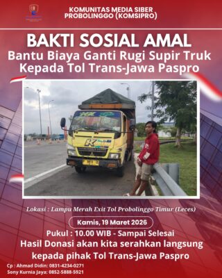 Kemanusiaan di Jalur Tol: KOMSIPRO Akan Galang Dana untuk Sopir Truk yang Tak Mampu Bayar Ganti Rugi Paspro