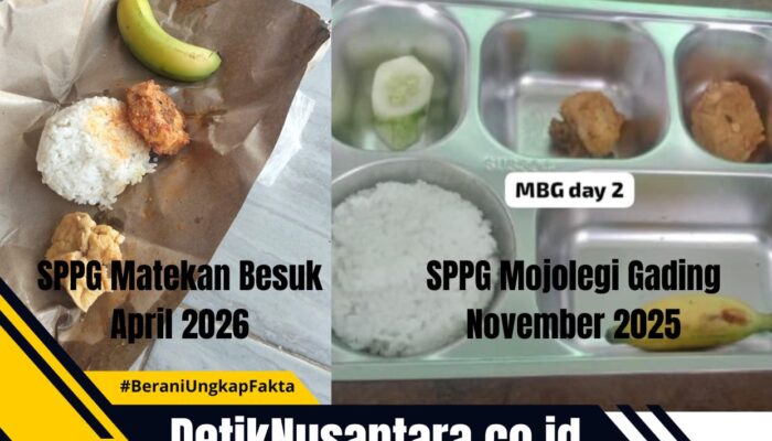 Satu Pemilik! Satgas MBG Probolinggo Temukan Menu Tak Layak di SPPG Matekan, Serupa Kasus Mojolegi Gading