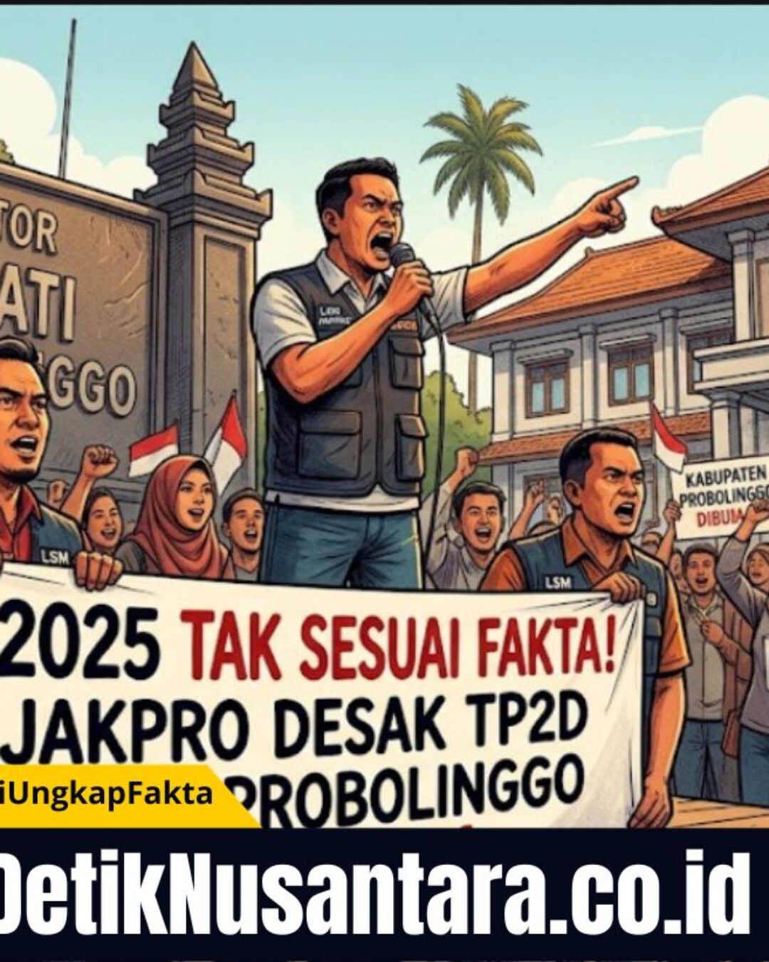 LKPJ 2025 Tak Sesuai Fakta, LSM JAKPRO Desak TP2D Kabupaten Probolinggo Dibubarkan