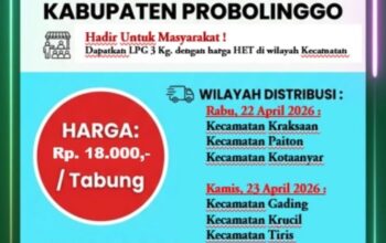 Jaga Stabilitas Harga, Pemkab Probolinggo Gelar Operasi Pasar LPG 3 Kg di 8 Kecamatan