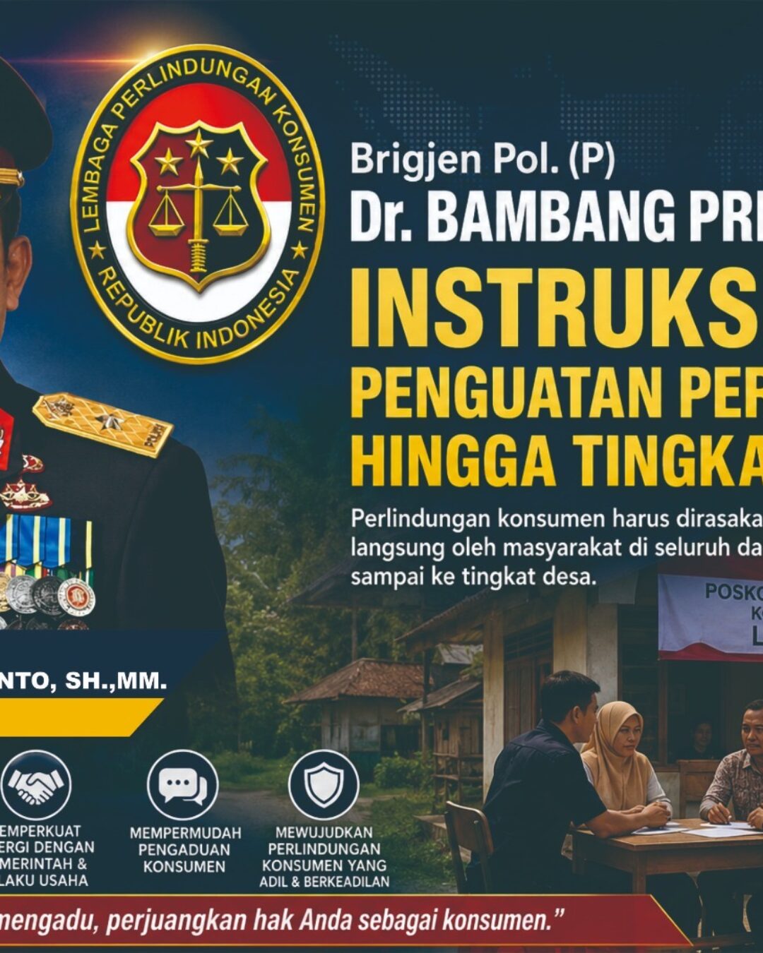 Brigjen Pol (P) Bambang Pristiwanto Instruksikan Penguatan LPK-RI hingga Tingkat Desa