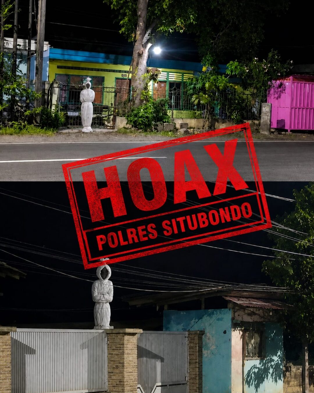 Viral Foto Pocong di Situbondo Ternyata Editan AI, Polisi Minta Warga Setop Sebar Hoaks