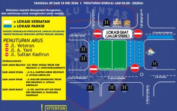 Info Pengalihan Arus Lalu Lintas Bangkalan Jelang Keberangkatan Haji 2026