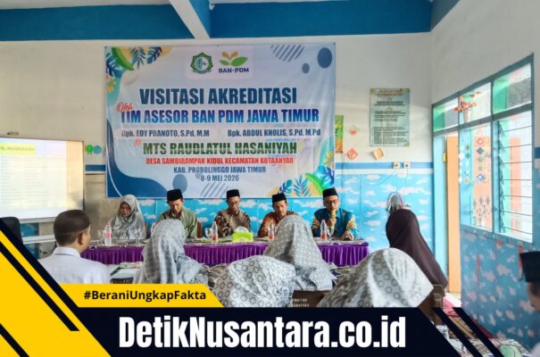 Tingkatkan Mutu Pendidikan, MTs Raudlatul Hasaniyah Jalani Visitasi Akreditasi BAN PDM Jawa Timur