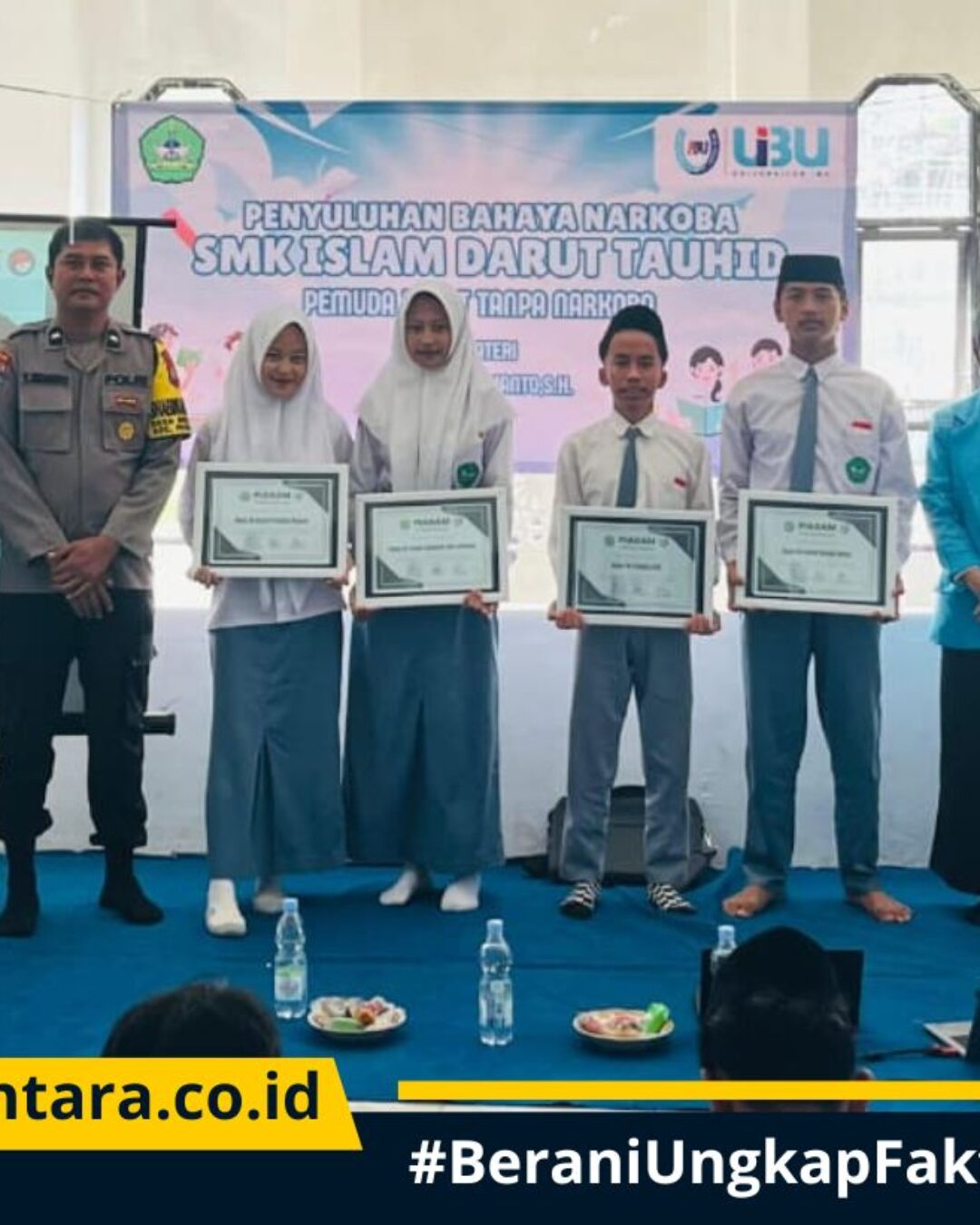 Gandeng Babinkamtibmas, Mahasiswa UIBU Gelar Penyuluhan “Pemuda Hebat Tanpa Narkoba” di SMK Islam Darut Tauhid