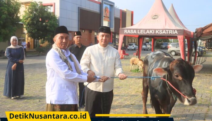Idul Adha 1447 H: Polres Probolinggo Salurkan Belasan Sapi dan Puluhan Kambing untuk Kaum Dhuafa