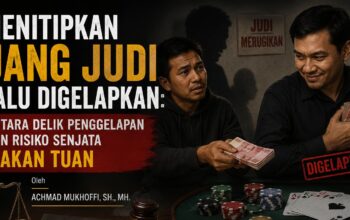 Menitipkan Uang Judi Lalu Digelapkan: Antara Delik Penggelapan dan Risiko Senjata Makan Tuan