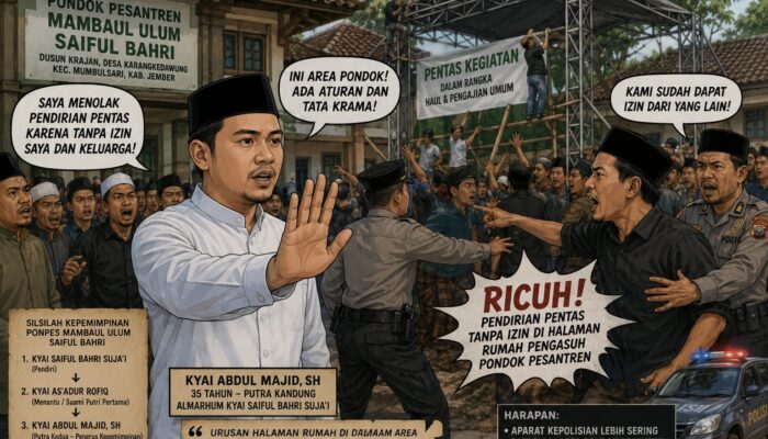 Gara-Gara Pentas Tanpa Izin, Pengasuh Ponpes Mambaul Ulum Jember Buka Suara Soal Video Viral TikTok