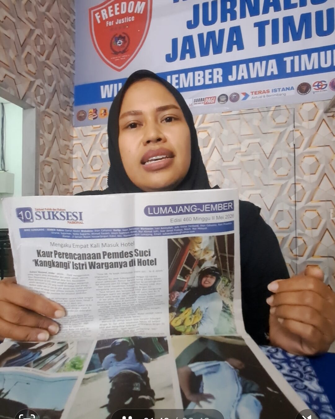 Nama Baik Dicemarkan Tabloid, Wanita di Jember Ini Bantah Selingkuh dengan Perangkat Desa dan Siap Lapor Dewan Pers
