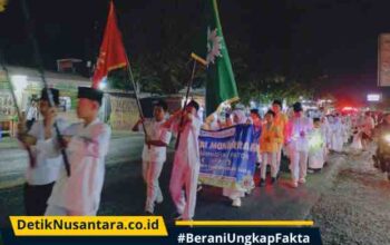 Semarak Tahun Baru Islam, Ratusan Siswa SD Muhammadiyah 1 Paiton Meriahkan Pawai Muharram 1448 H